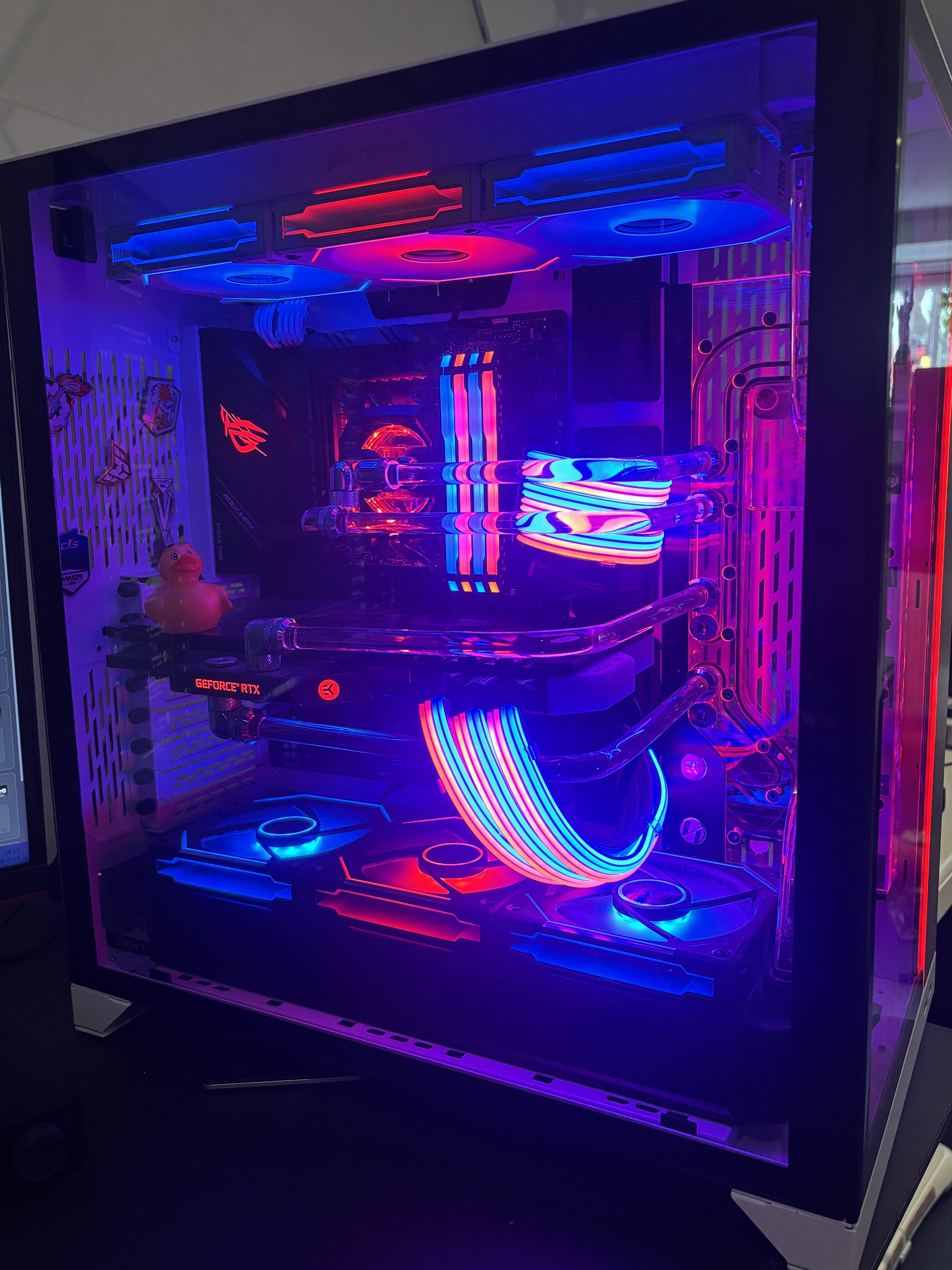 Kompakt build i hvidt kabinet